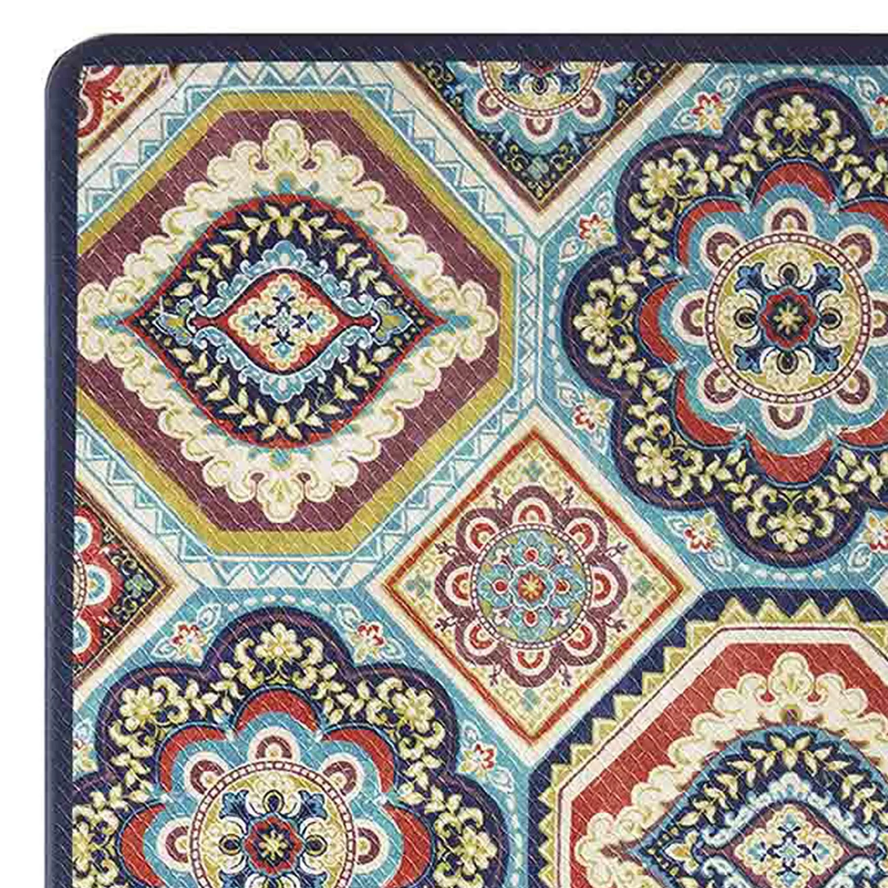 * Top Sellers Kit Multicolor Medallion Kitchen Mat, 20 30