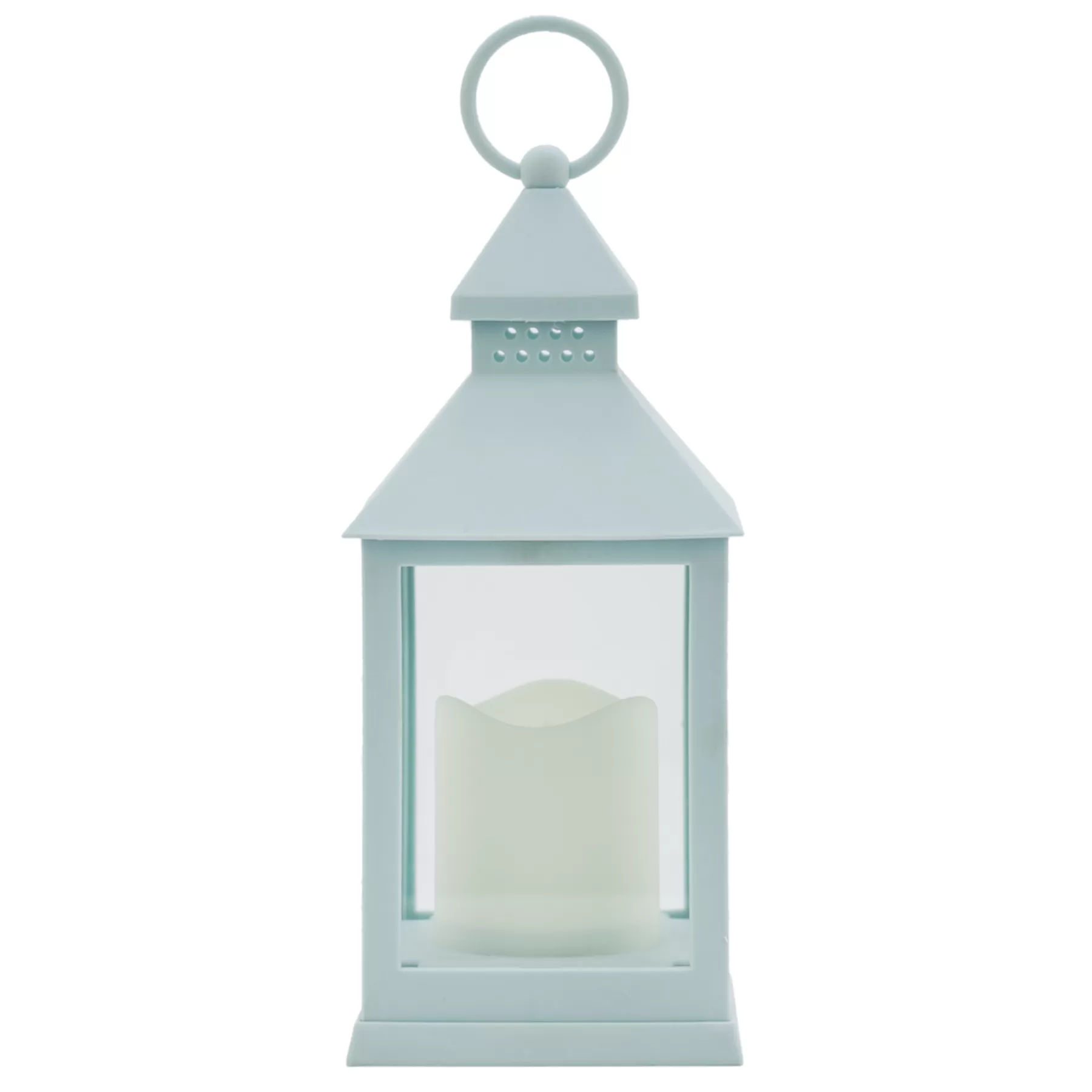 * Top Sellers Light Blue Led Lantern, 9.5