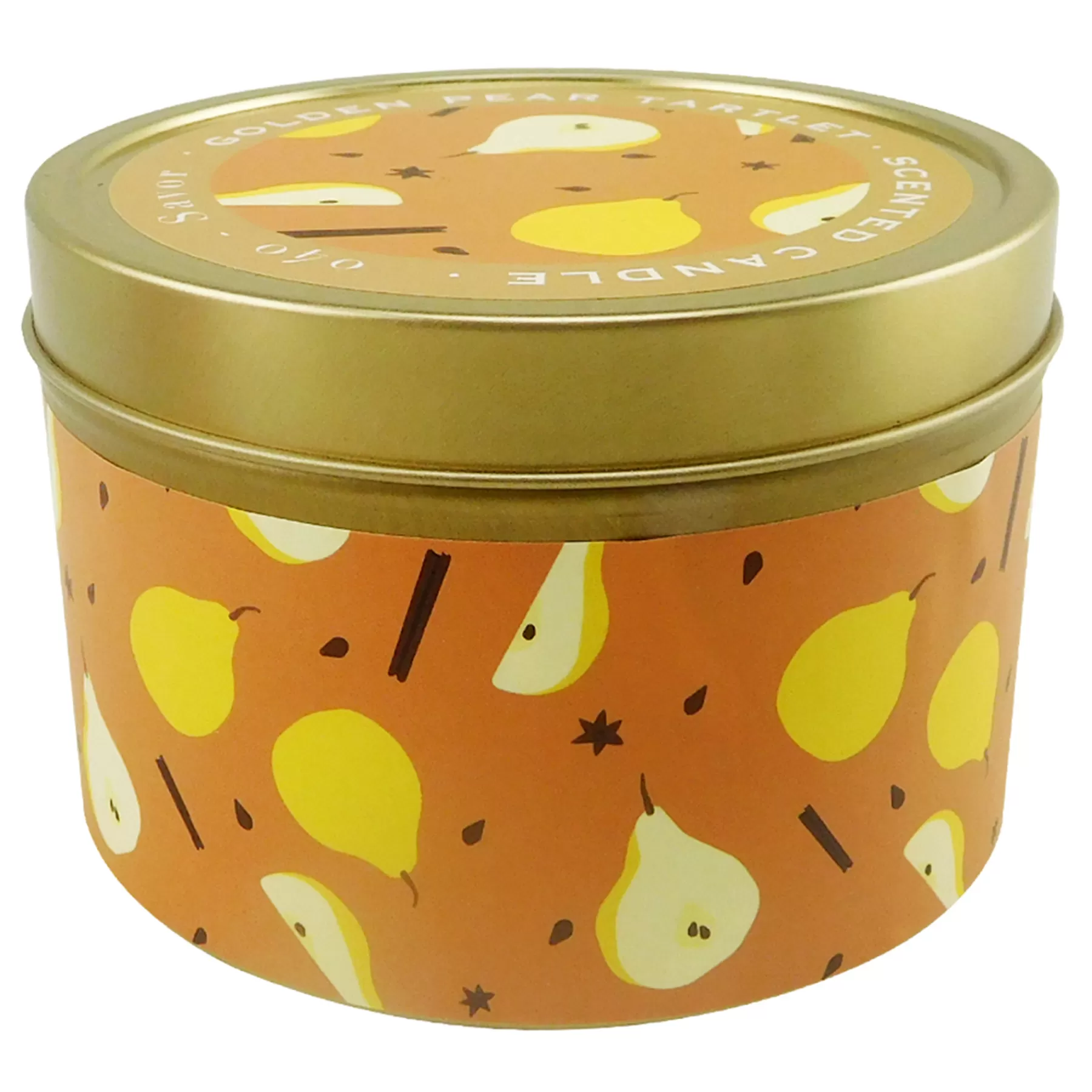 * Top Sellers Pear Tartlet Scented Tin Jar Candle, 9Oz