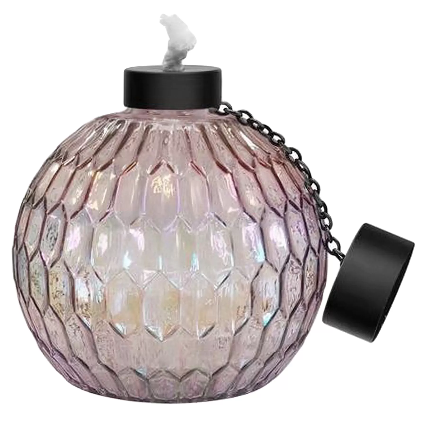 * Top Sellers Purple Glass Table Top Torch Lamp, 5